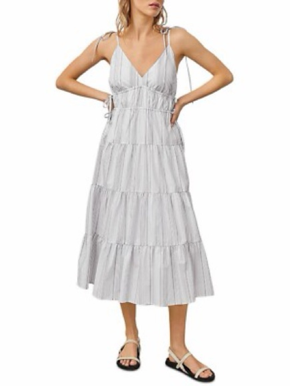 Rails Blue and White stripped dress